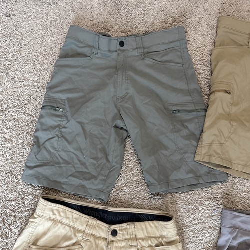 4 Paar Wrangler Shorts Herren 32 Outdoor Stretch Flex Taille Wandern Trail - Bild 2 von 14
