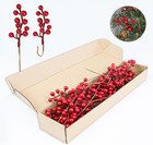 32 Pack Christmas Tree Decorations, Artificial Red Berry Stems 6.5 Inch 