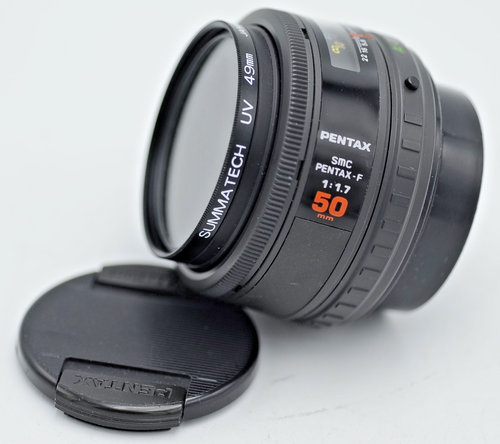 Pentax SMC Pentax-F Objektiv 50 mm f/1,7 Sharp Autofokus Prime KAF-Bajonett