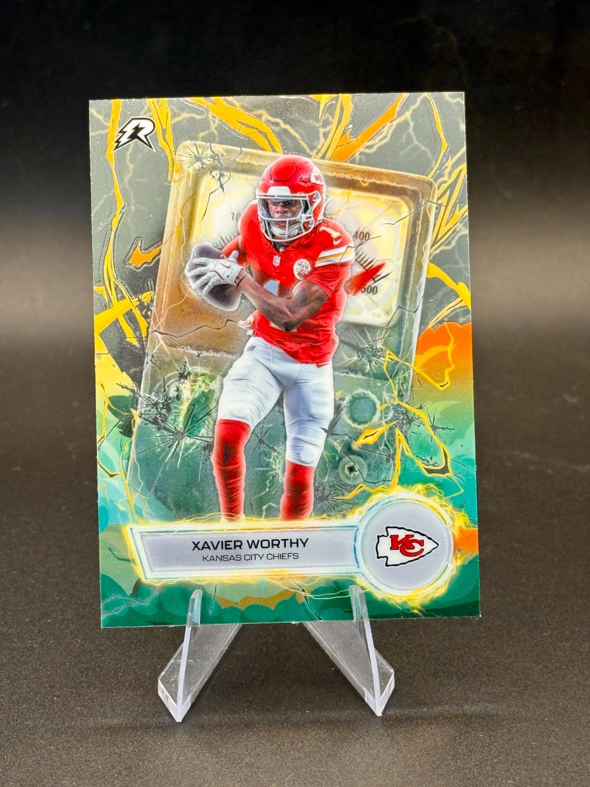 Xavier Worthy #VT-24 2025 Topps Resurgence Voltaic