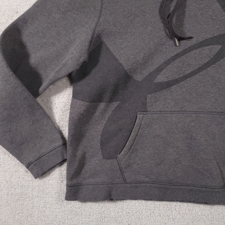 Under Armour 半合身连帽衫女式 XL 灰色标志全季装备 — 第 4/4 张图片
