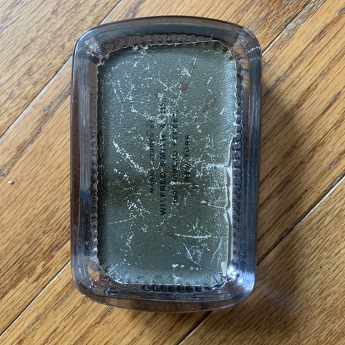 Vintage Photograph Glass Paperweight Rev Earle Naftzger See Photos For History - Picture 3 of 8