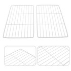 2 Pcs Freezer Rack Shelves for Freestanding Fridge Chest Organizer