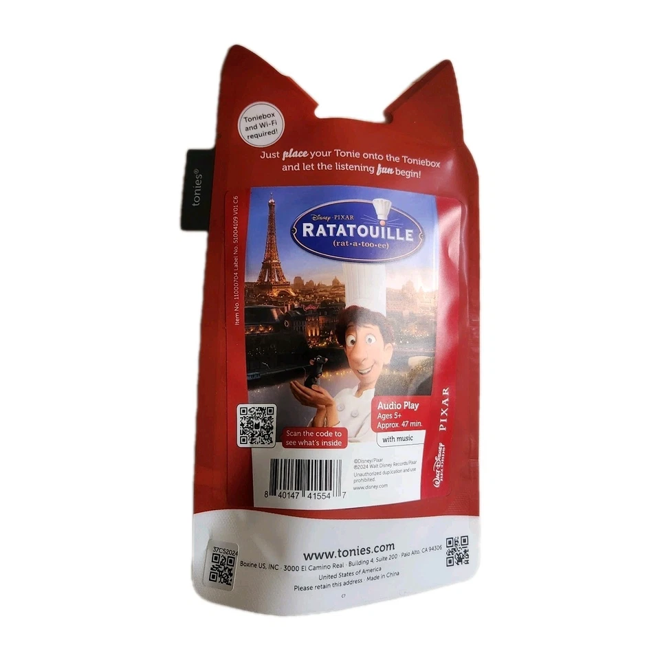 Tonies Disney Pixar Ratatouille Remy Audio Character For The Toniebox - Image 2 of 2