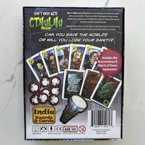 Don’t Mess With Cthulhu Deluxe by Yusuke Sato EUC COMPLETE Indie Boards & Games - Picture 8 of 8