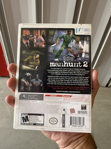 Manhunt 2 (Nintendo Wii, 2007) - Complete w/ Manual - Picture 3 of 8