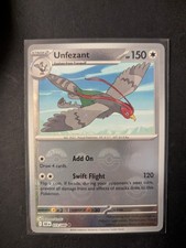 Pokemon Unfezant 073/086 Pokeball Pattern Reverse Holo - Black Bolt TCG NM/H