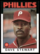 1986 Topps #689 Dave Stewart [GOATCARDS]