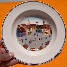 Villeroy & Boch Porcelain Naif Country 8.5" Plate