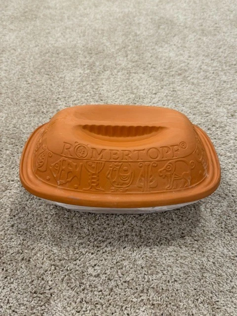 Vintage Romertopf #111 Bay-Keramik West Germany Terra Cotta Clay Baker Roaster