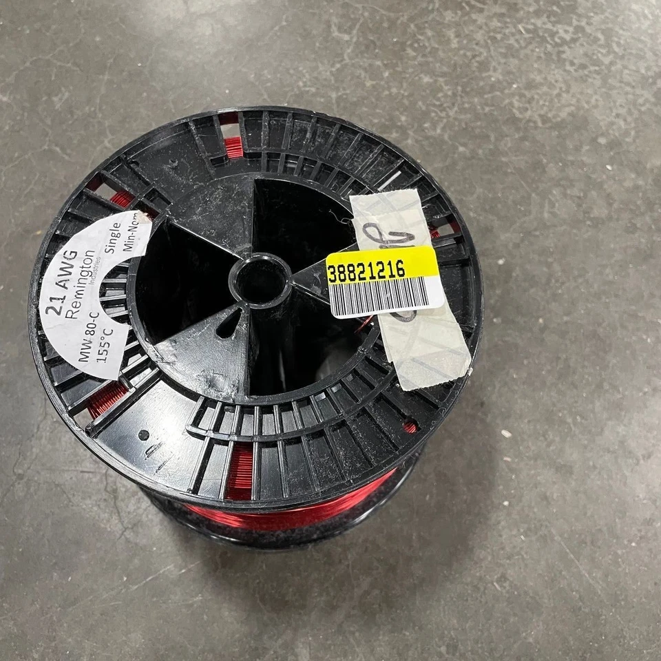 Remington Industries 21 AWG Magnet Wire Red Enamel Winding MW 80-C 155°C - Image 2 of 3