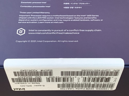 Intel Core i9-12900KS Processor (5.5 GHz, 16 Cores, Socket FCLGA1700) Box -... - Picture 6 of 6