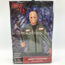  01484005 Spirit Adult Jason Voorhees Work Shirt - Friday the 13th Sizes Vary