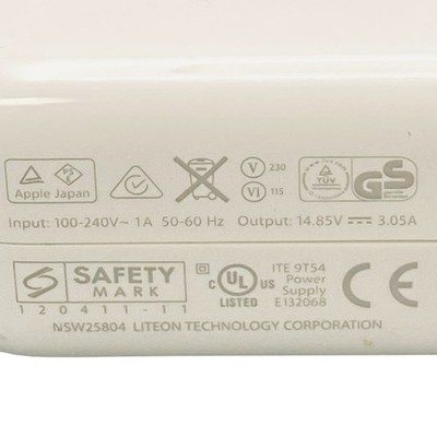 Original Apple 45W MagSafe 2 Charger for Macbook Air 2017 13