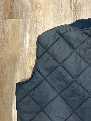 Vintage 80s Walls Blizzard Pruf Blue Quilted Puffer Vest Men’s XL USA CC Zip - Bild 9 von 18