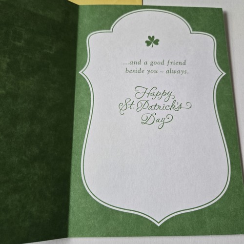 Greeting Card St. Patrick's Day An Old Irish Blessing Cottage with Flowers - Picture 2 of 3