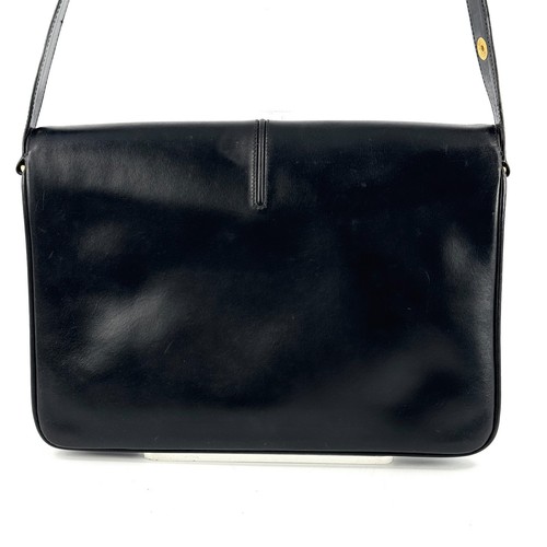 RAR!! Vintage Gucci GG Leder schwarz Horsebit Schultertasche authentisch aus Japan - Bild 3 von 24