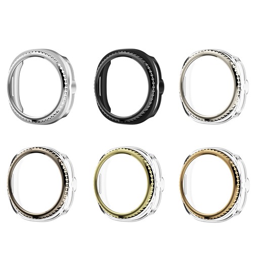 Metal Bezel PC Case with Screen Protector for Samsung Galaxy Watch Ultra 2025 - Photo 3 sur 9