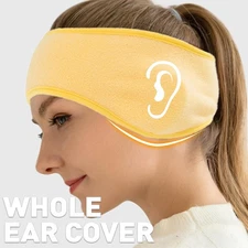 Winter Fleece Ear Warmer Headband Running Sport Thermal Sweatband for Men Women