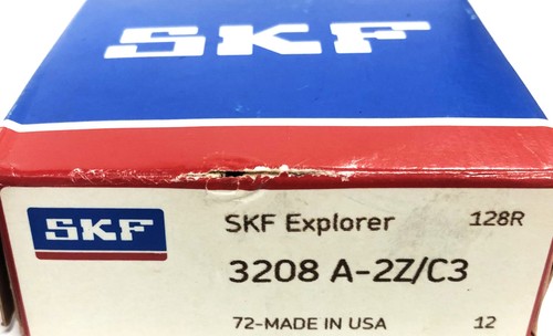 SKF Explorer Angular Contact Double Row Ball Bearing 3208A-2Z/C3 NOS - Picture 4 of 5