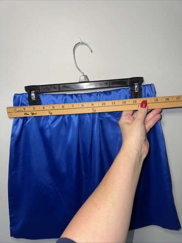 Dee Dee Satin Royal Blue Jeweled Skirt size L – Homecoming – Glam - Picture 4 of 6