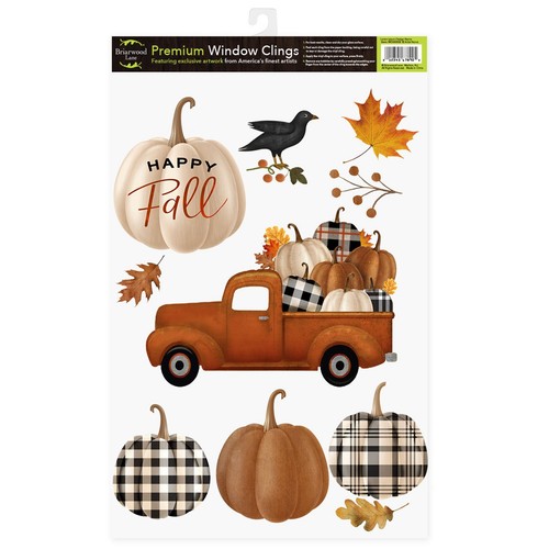 Happy Fall Pickup Truck Premium Window Clings by Briarwood Lane - Picture 2 of 8