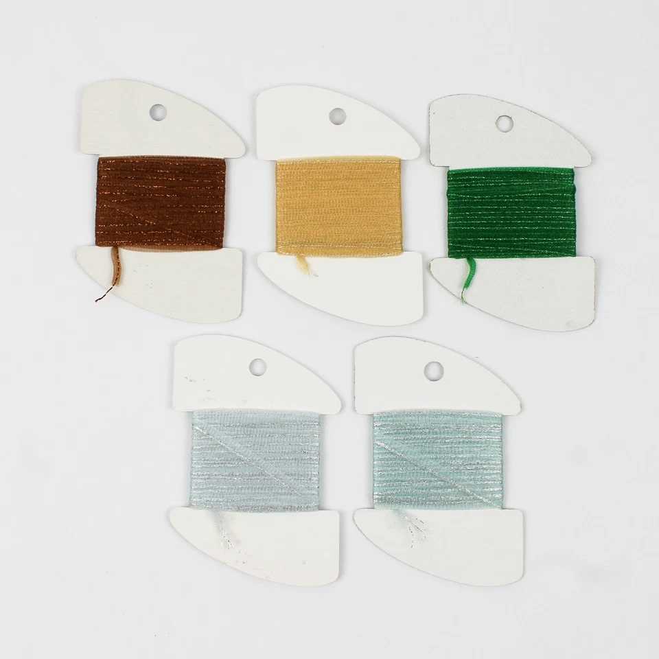 Lot of 5 Cards Frosty Rays Yarn for Needlepoint, etc. Assorted Colors New - Image 2 of 4