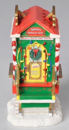 Danbury Mint Miniature Schnauzer Dogs Christmas Express Train Figurine Set of 6 - Picture 13 of 21