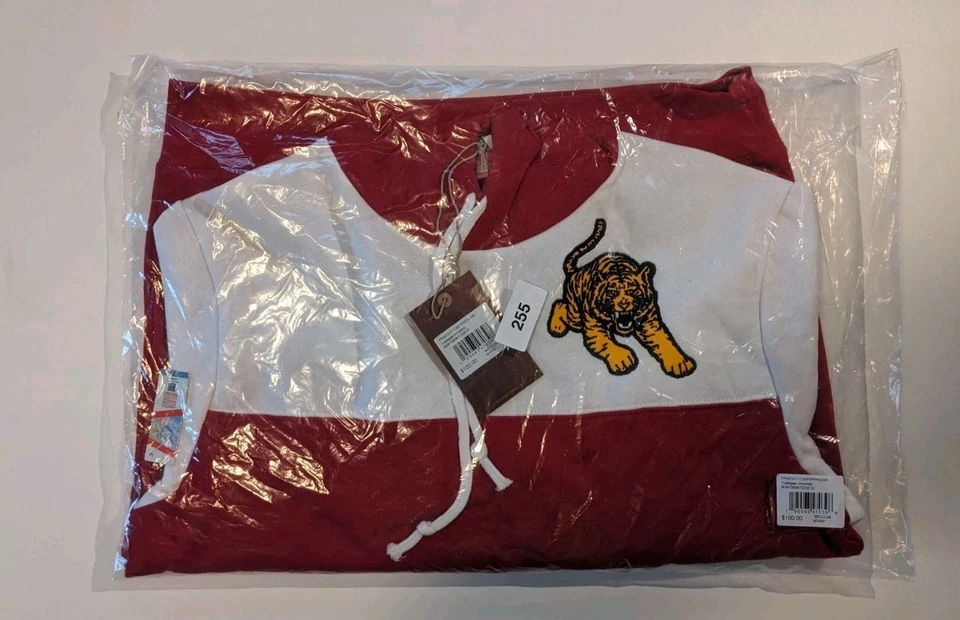 Mitchell & Ness NCAA HBCU Tuskegee Golden Tigers Fleece Hoodie Size M NWT $100 - Image 2 of 4