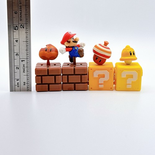 Choco Egg Super Mario Mini Figure Set Block Miniture Furuta Japan - Picture 2 of 8