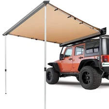 Vevor 4.6X6.6ft Car Awning Sun Shade Waterproof Uv Protection Outdoor Shelter