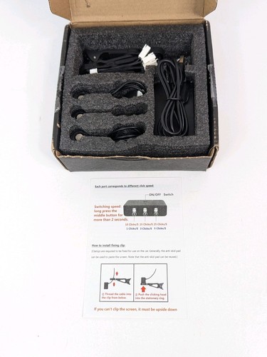 Pankia Box 6 Speeds Auto Clicker Device Screen Click Adjustable Speed Simulated - Picture 11 of 24