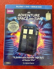 An Adventure in Space and Time (Blu-ray, 2014, 3-Disc) Dr. Who doc NEW SLIPCASE!