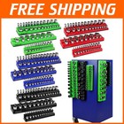 Magnetic ABS Socket Organizer - 12PC Tray Set, Green&Black