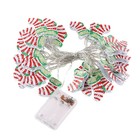 1 Satz Festival-Lichterkette, Weihnachtslampenkette, sockenförmige Lampe