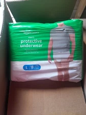 Incontinence Underwear for Men, Maximum Absorbency Large, 18 Count Amazon Basics