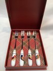 BNIB LAURA ASHLEY SET 4 CAKE FORKS FOUR CALLING BIRDS TEA DINING