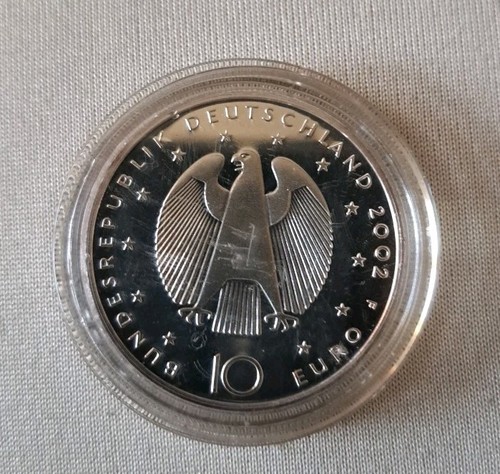 10 € 2002 - Währungsunion / Euroeinführung_Motiv feingoldveredelt - Bild 3 von 6