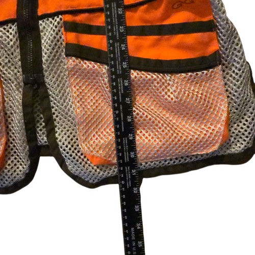 Game Guard Dove Hunting Vest M/L Orange Camo Reversible Hunting - Picture 11 of 11