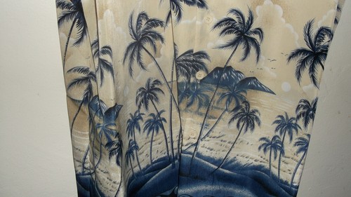 NWT HAWAIIAN PARADISE CAMISA HAWAIANA BEIGE S, M, L o XL - Imagen 2 de 13