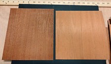 Mahogany Honduras wood veneer 6" x 7" phenolic backer (HPL) 1/20th" "A" grade
