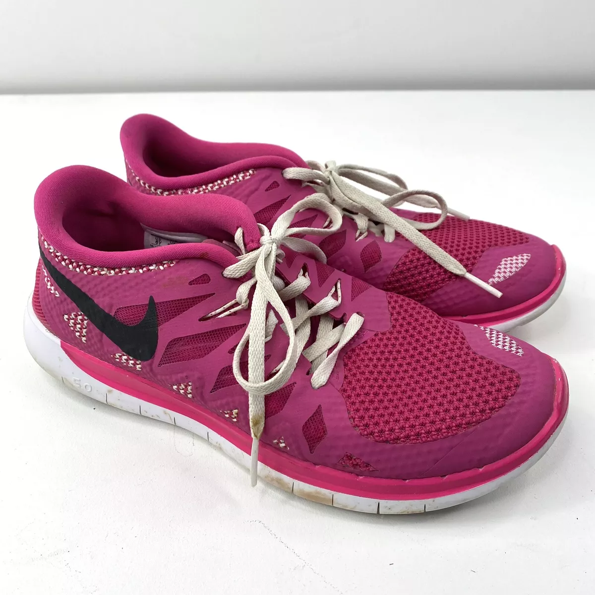 Contando insectos disco Masacre NIKE Free Run 5.0 Running Shoes Sneakers Pink Girls Youth Size 6 | eBay