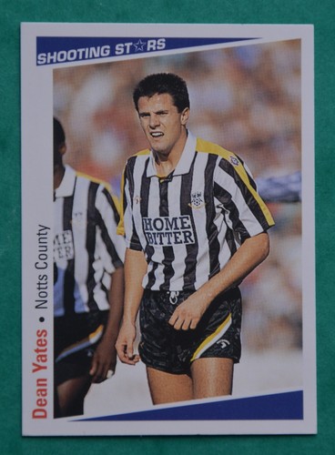 SHOOTING STARS 1991-92 DEAN YATES - NOTTS COUNTY No 201 - Picture 1 of 1