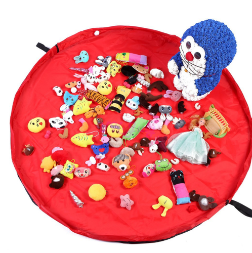 150cm Kids Play Mat Bag Portable Toy Storage Organizer Lego Toys Drawstring Bag - Picture 13 of 16