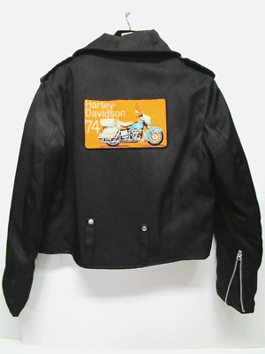 Vintage Harley Davidson AMF Motorcycle Jacket Coat - Size 42 - 74  
