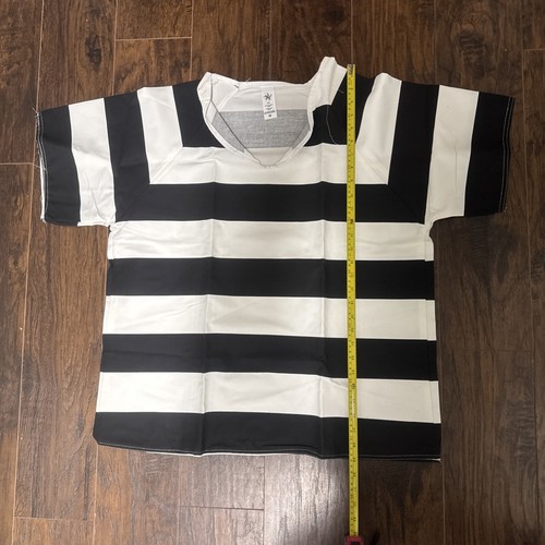 Authentic Uniform Jail Inmate Prison Stripes Medium 2 Pc. Set Made In USA - TCI - Picture 8 of 10