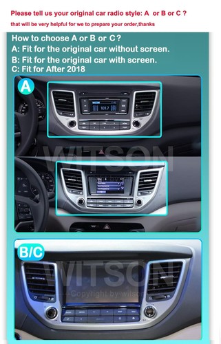 Radio de coche estéreo Carplay de 12,3" QLED para Hyundai Tucson 3 2015-2018 8 núcleos 4+64 GB - Imagen 2 de 14