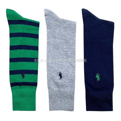 Calcetines Polo Ralph Lauren Argyle para hombre 3 pares Crew - Imagen 199 de 244