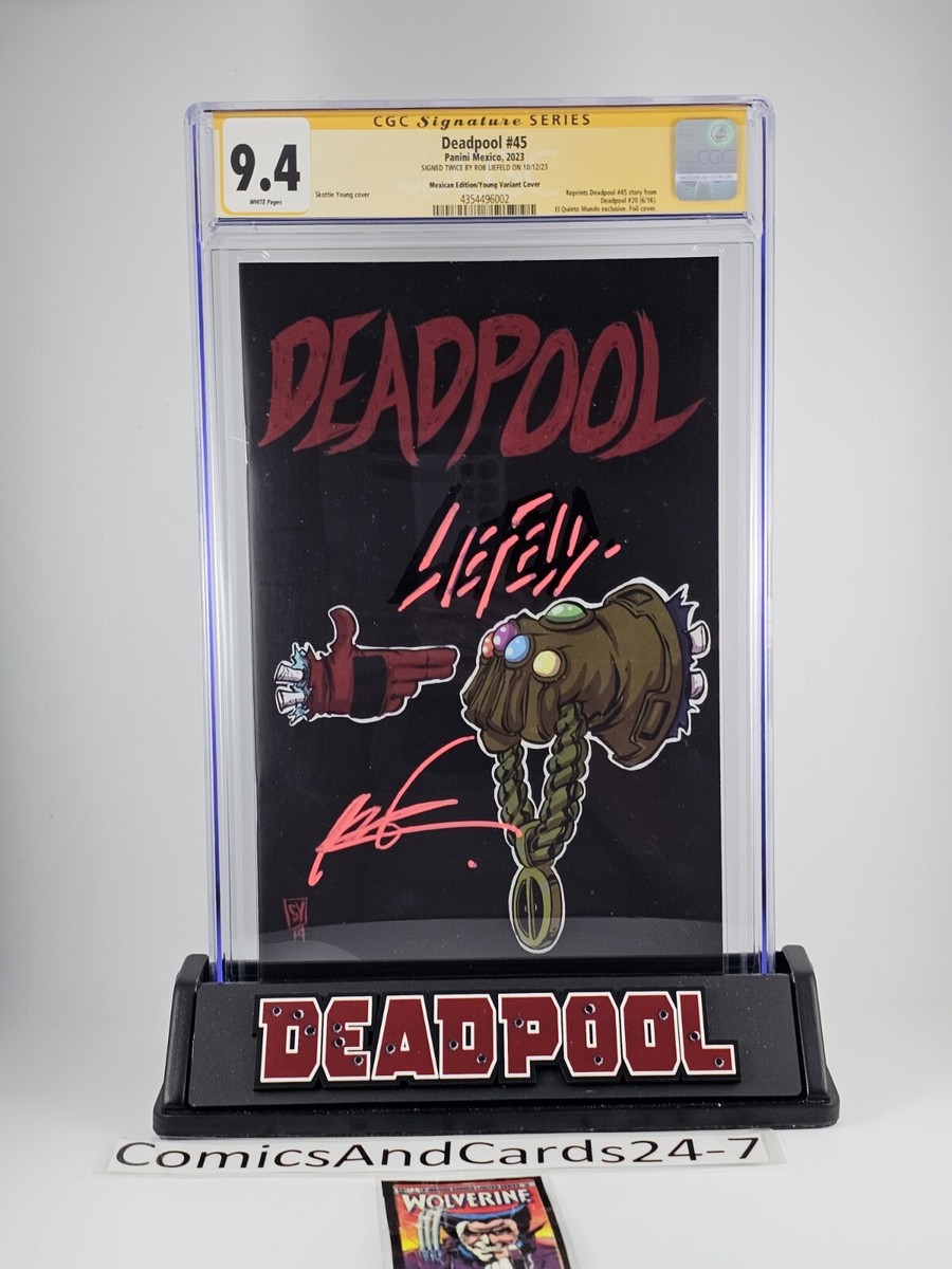 Deadpool #45 Run The Jewels 2023 Mexican Foil CGC 9.4 signed By