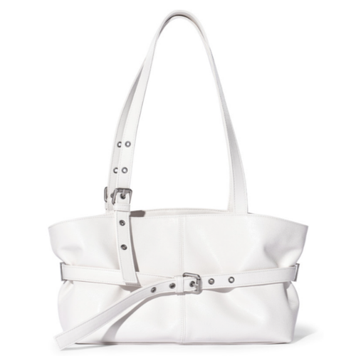 👜 SAMO ONDOH Le Belt Bag M Goat Cream Shoulder Bag | Vegan Leather by K-Trendy